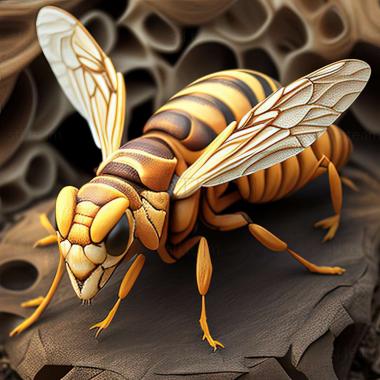 3D model Polistes albellus (STL)